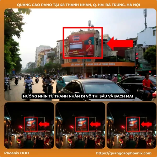 Pano quảng cáo tại 48 Thanh Nhàn, Q. Hai Bà Trưng, Hà Nội