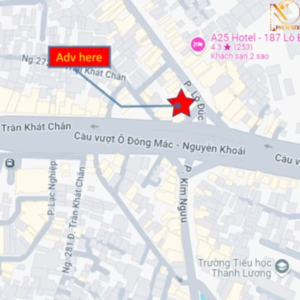 Quảng cáo Pano tại 256 Lò Đúc, Q. Hai Bà Trưng, Hà Nội1