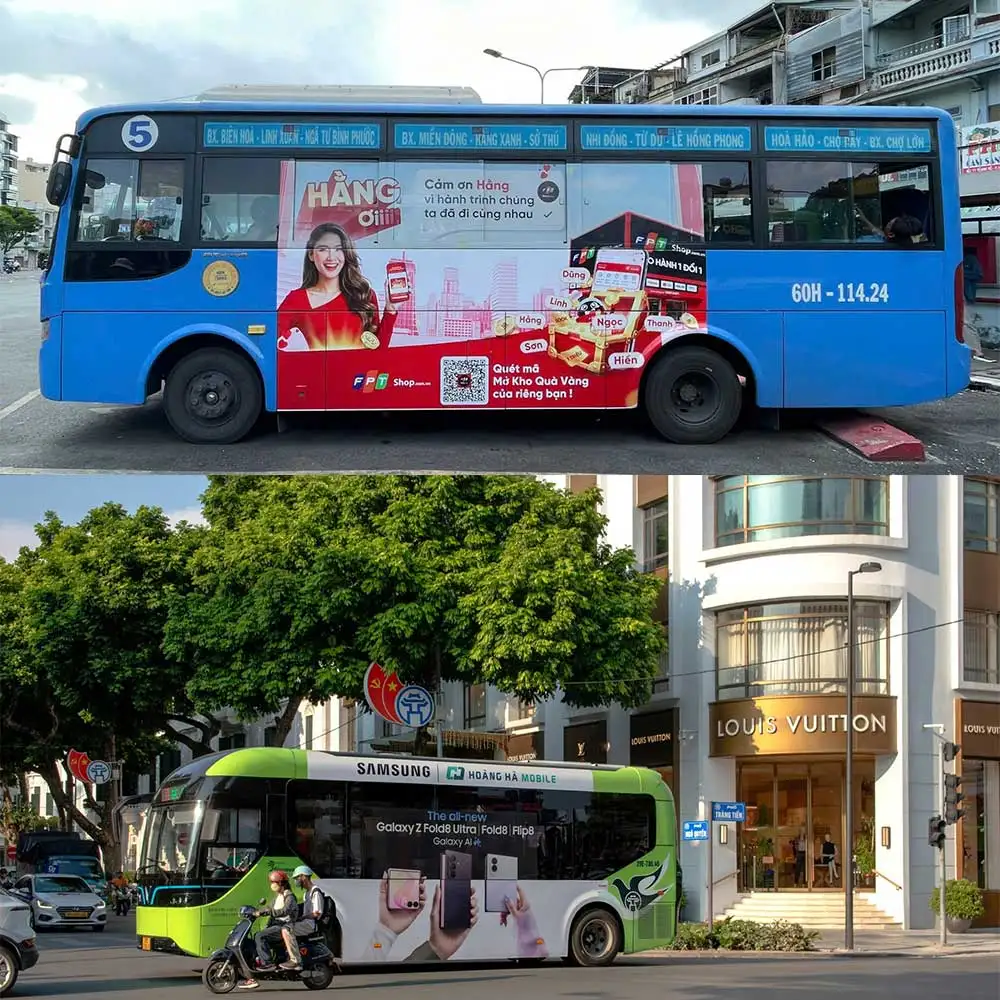 Lý do doanh nghiệp sử dụng quảng cáo xe bus để tăng độ phủ thương hiệu 5 Lý do doanh nghiệp sử dụng quảng cáo xe bus để tăng độ phủ thương hiệu