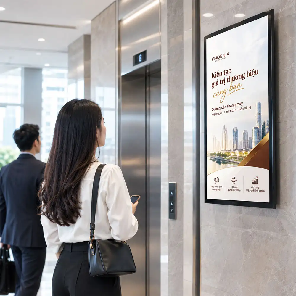 Top 7+ Công ty quảng cáo thang máy tại Hà Nội uy tín