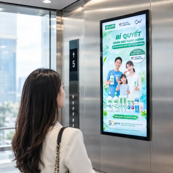 Quảng cáo LCD thang máy