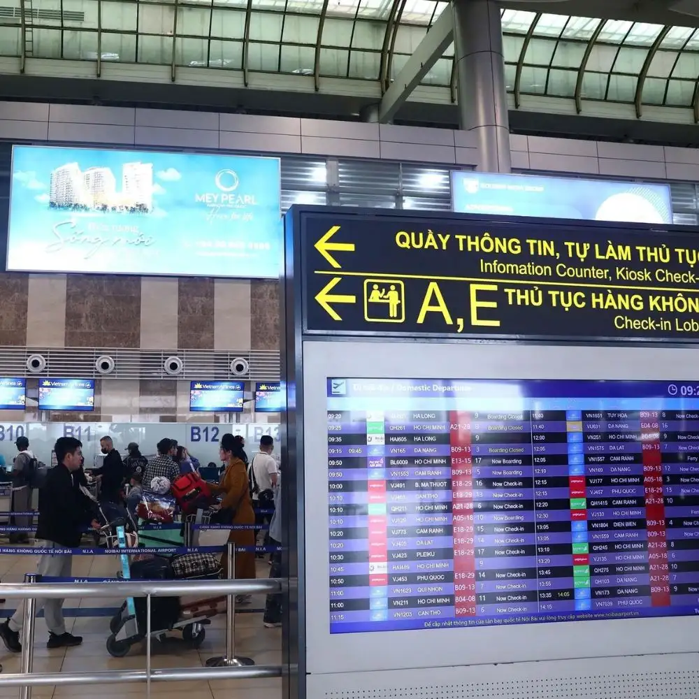 Dịch vụ quảng cáo sân bay Nội Bài 3 Dịch vụ quảng cáo sân bay Nội Bài