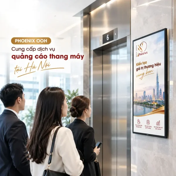 Dịch vụ quảng cáo thang máy chung cư tại Hà Nội