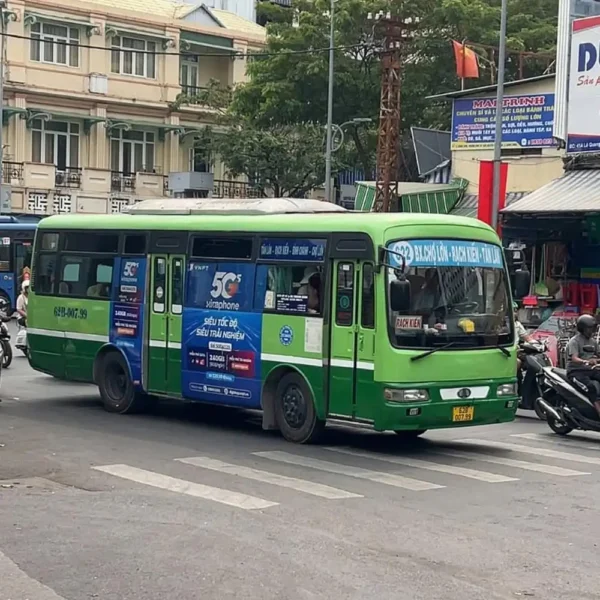 Quảng cáo xe bus tại Cần Thơ2