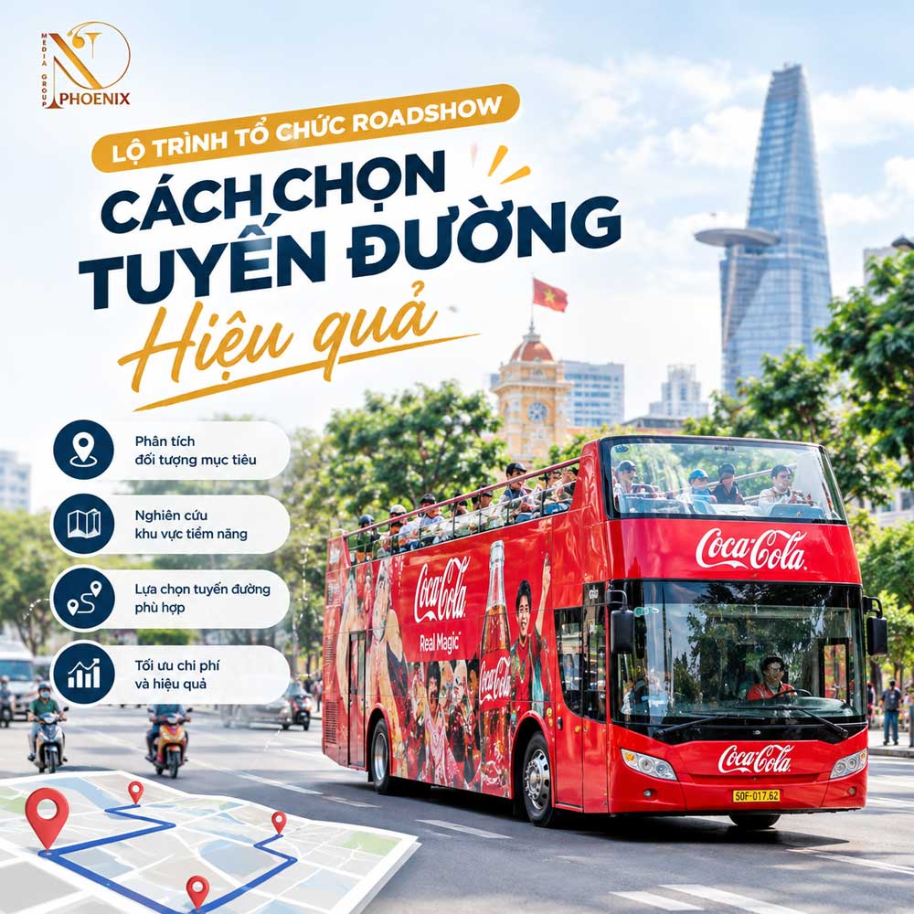 Lộ trình tổ chức roadshow: Cách chọn tuyến đường hiệu quả