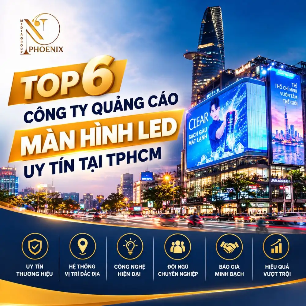 Top 6 công ty quảng cáo màn hình LED uy tín tại TPHCM