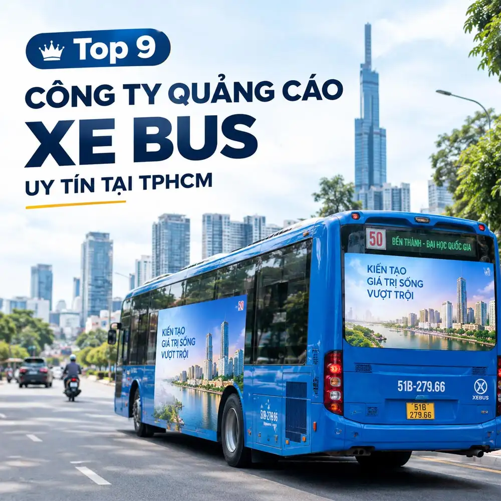 Top 9 công ty quảng cáo xe bus uy tín tại TPHCM chuyên nghiệp